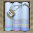 L47-9  Női textilzsebkendő 3 db, hullámkarton csomagolásban (ÖKO)