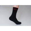 Kappa zokni - hosszú - fekete / színes feliratos