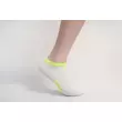 Fehér Kappa zokni neonzöld szegély-felirat-logó
