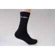 Kappa zokni - hosszú - fekete (3 páras csomag) 43-46 / feliratos