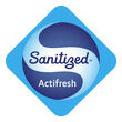 Antibakteriális anyaggal kezelt - Sanitized Actifresh termék.