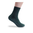 Trendi fényes szálú zokni - sötétzöld - a kép csak illusztráció