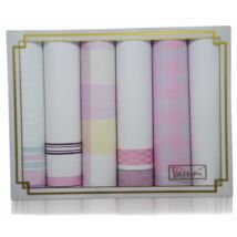 L19-21 női textilzsebkendő csomag (6db-os, rózsaszín)