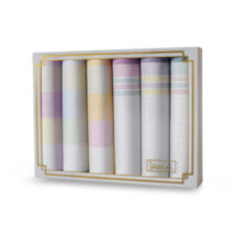 L36-40 Női textilzsebkendő 6db díszdobozban