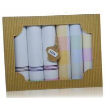 L45-6 női textilzsebkendő csomag - 6db-os