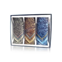 M05-1 Ffi textilzsebkendő 3db díszdobozban Jacquard