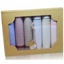 M50-1 férfi textilzsebkendő csomag (6db-os)