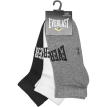 Everlast SKQ01-04-39 férfi zokni vegyes színek 3db/csomag méret: 39-42