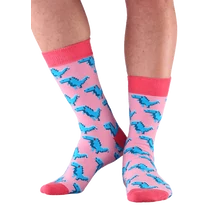 NORDKAMP Design Dínós zokni - pink DD0802