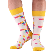 NORDKAMP Design Tetris zokni - sárga DT0604