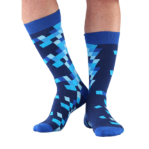 NORDKAMP Design Tetris zokni - kék  DT0602
