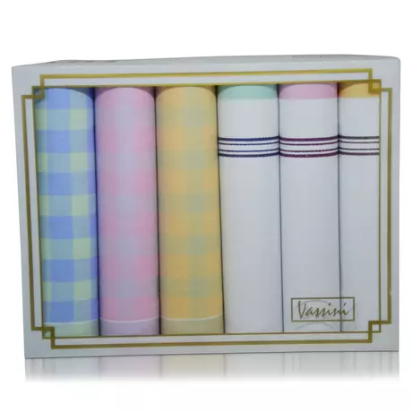 L36-33 női textilzsebkendő csomag (6db-os)