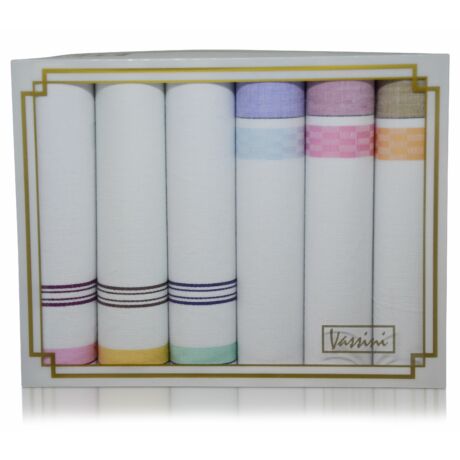 L36-36 női textilzsebkendő csomag (6db-os)
