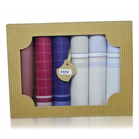M50-19 férfi textilzsebkendő csomag (6db-os) - elegáns