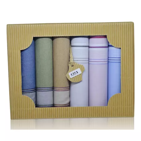 M50-20 férfi textilzsebkendő csomag (6db-os) - fiatalos