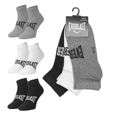 Everlast SKQ01-04 férfi zokni vegyes színek 3db/csomag