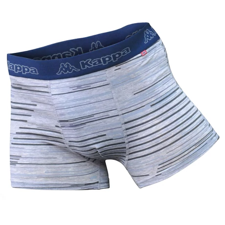  KAPPA világosszürke csíkos férfi boxer