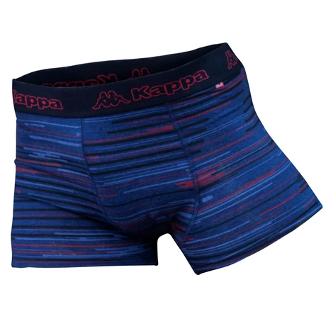 KAPPA sötétkék csíkos férfi boxer