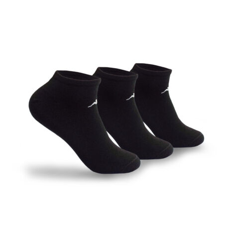 Kappa sneaker zokni - 3 páras csomag - fekete - 304VMV0-902