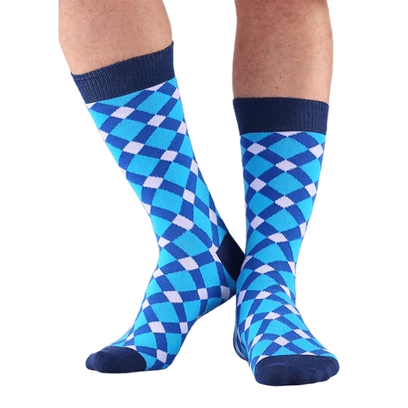 NORDKAMP Design Pepita zokni - fehér DP0102