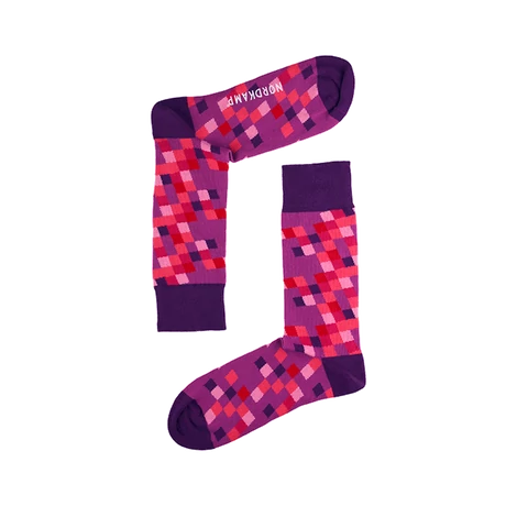 NORDKAMP Design Tetris zokni - rózsaszin DT0603